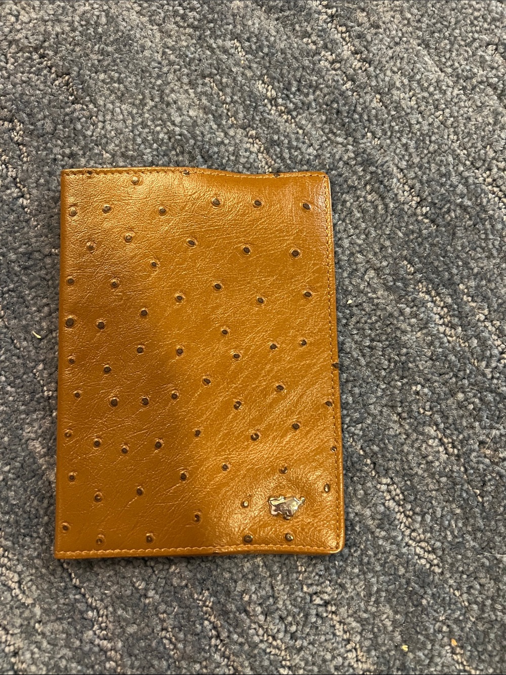 Braun Büffel Brown Leather Passport Wallet